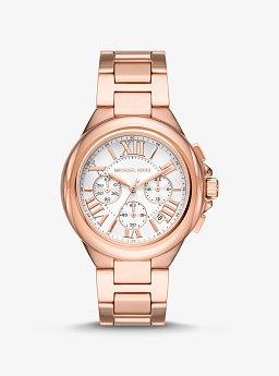 Oversized Camille Rose Gold-Tone Watch