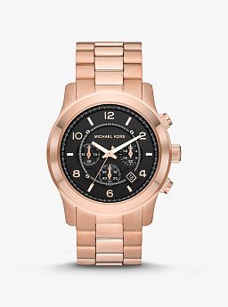 Oversized Runway Rose Gold-Tone Watch