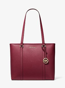 Sady Medium Saffiano Leather Tote Bag