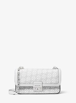 Tribeca Small Empire Signature Logo Shoulder Bag